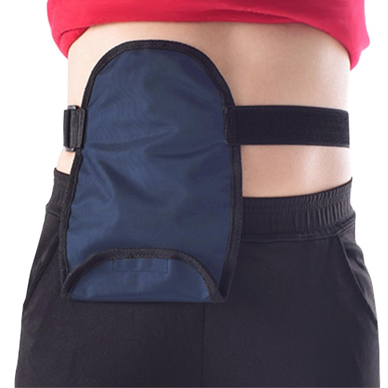 Waterproof Ostomy Bag Cover, Universal Stoma Pouch Cover with Adjustable Belt, Colostomy Ileostomy Stoma Care Supply for Men and Women (Navy Blue)